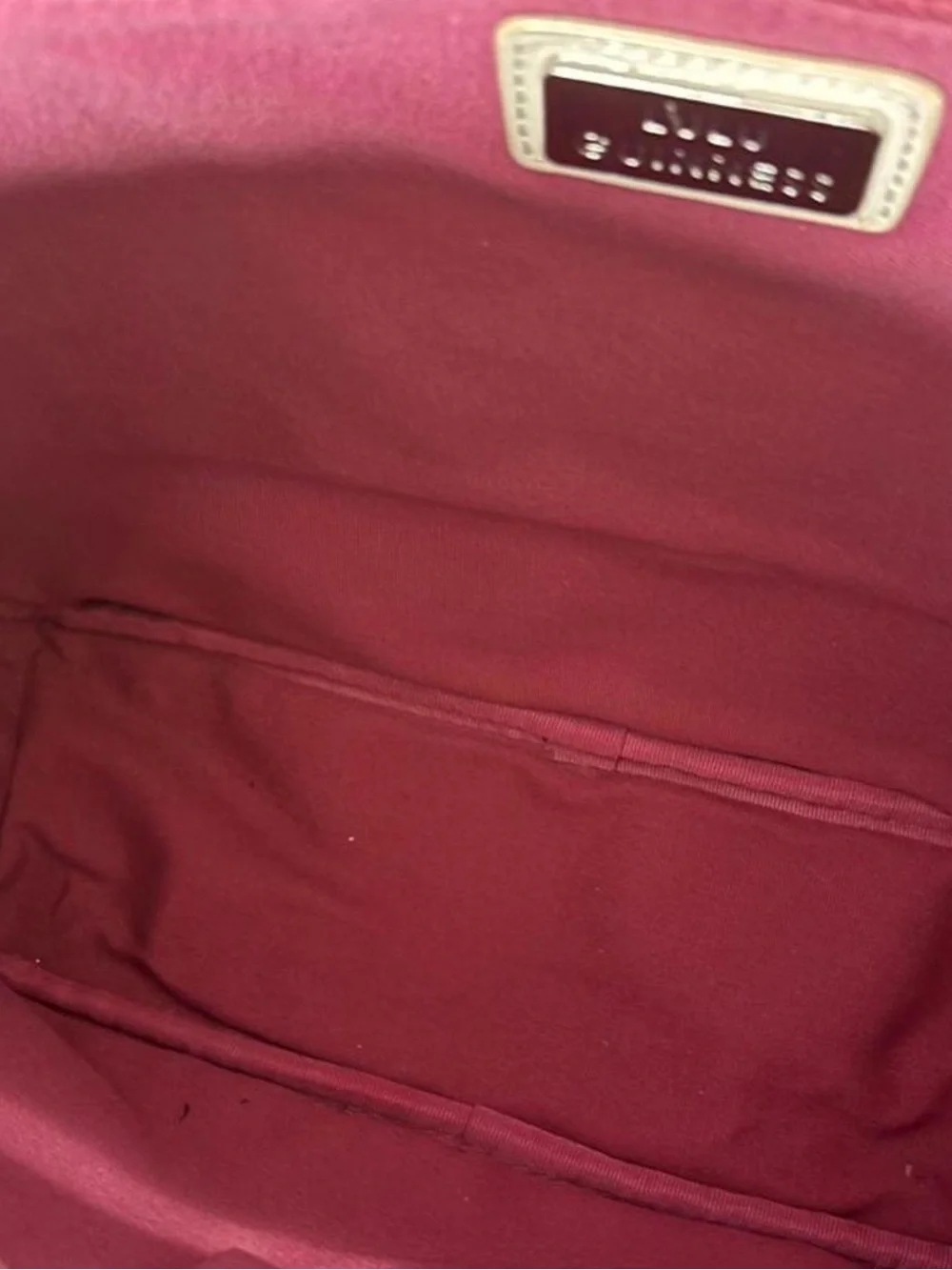 Vintage Lulu Guinness Pink Mosaic Rose Satchel